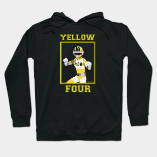 Yellow Four Hoodie